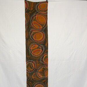 Vintage Cosette scarf in modern circle pattern